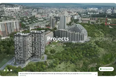Screenshot of greenhill.ge