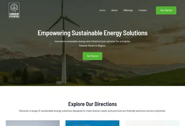 Screenshot of greenpower.ge