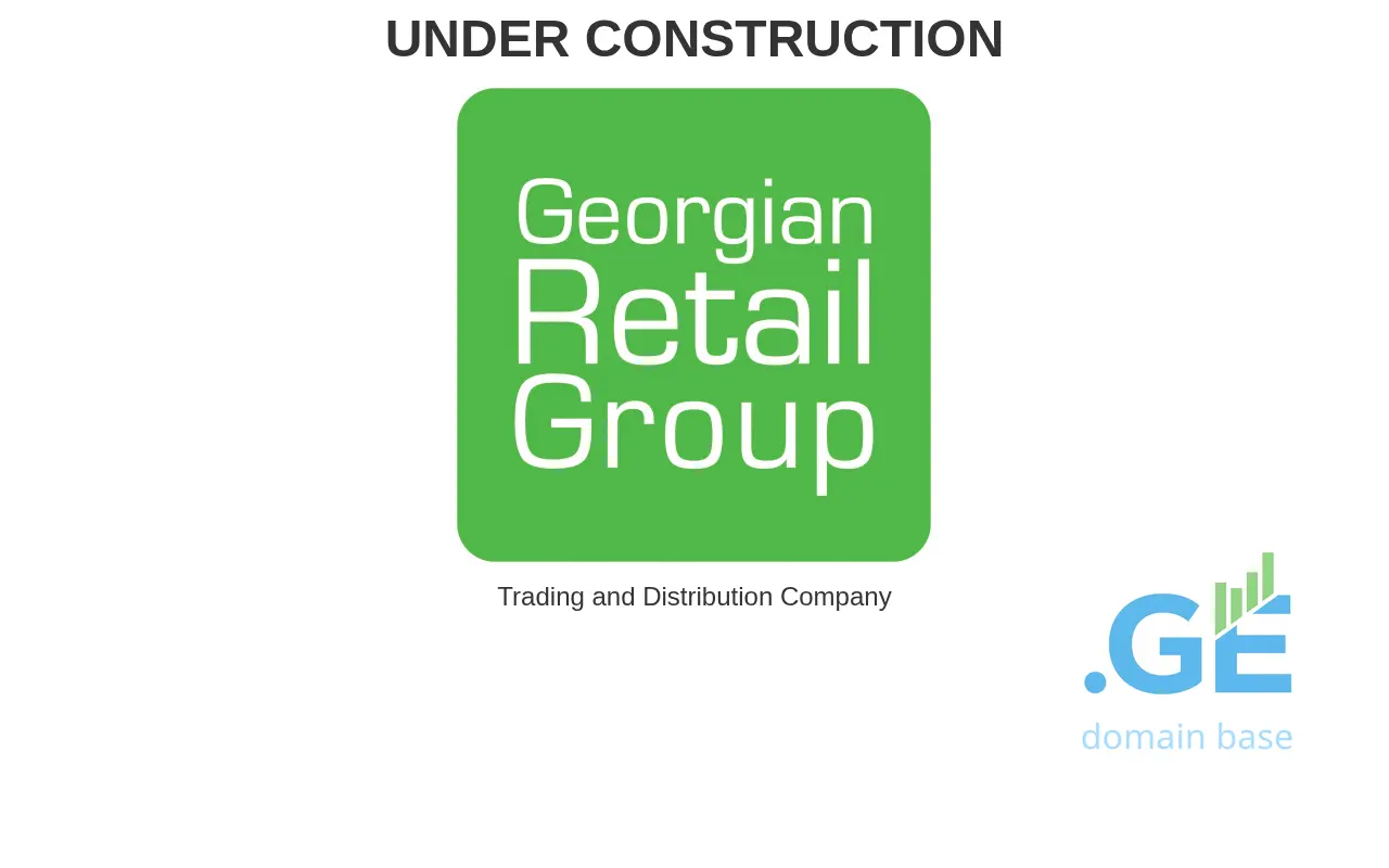 Screenshot of the site grg.com.ge
