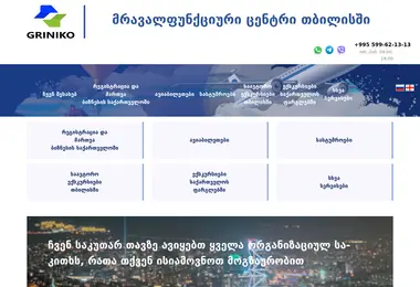 Screenshot of griniko.ge