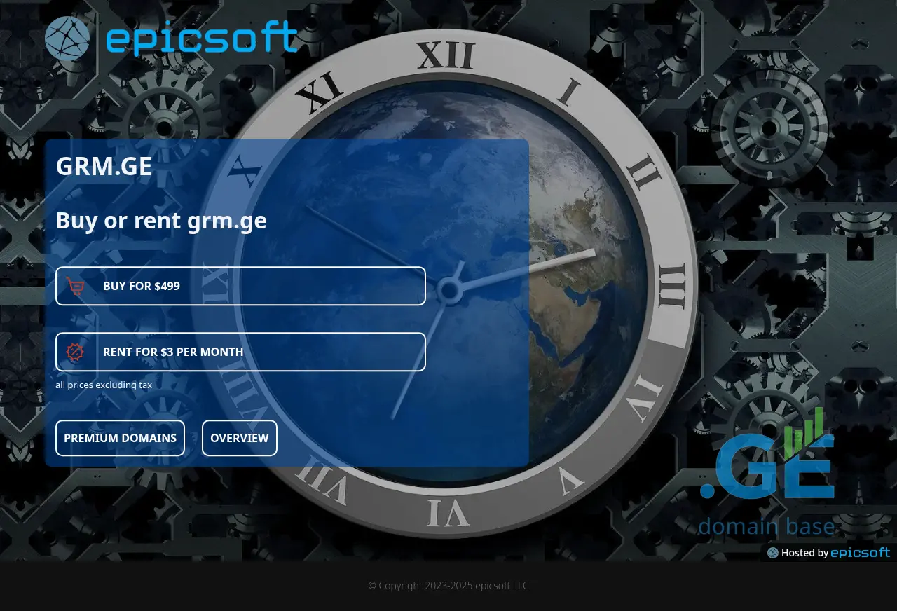 Screenshot of the site grm.ge