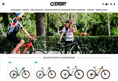 Screenshot of gsport.ge