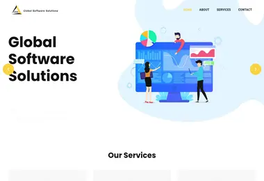 Screenshot of gssolutions.ge