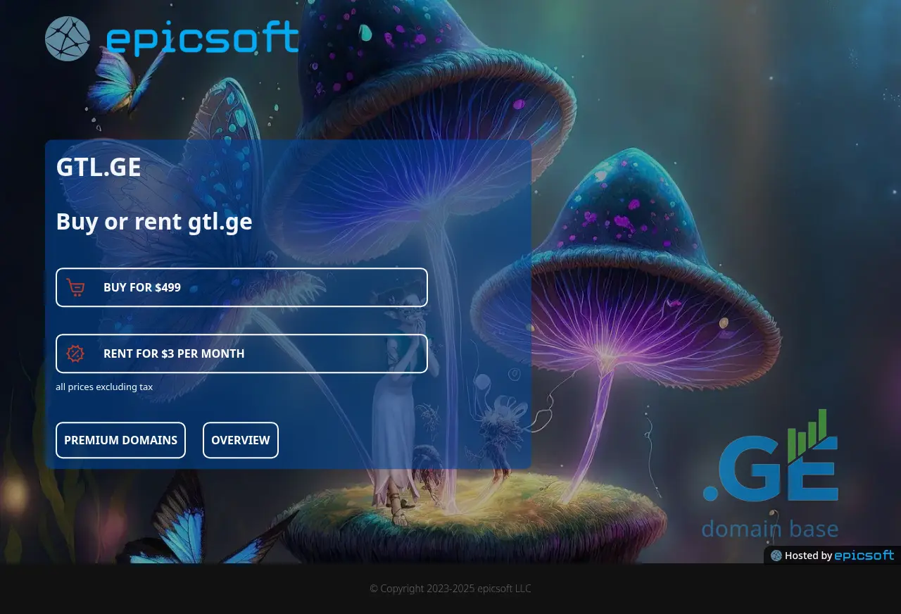 Screenshot of the site gtl.ge