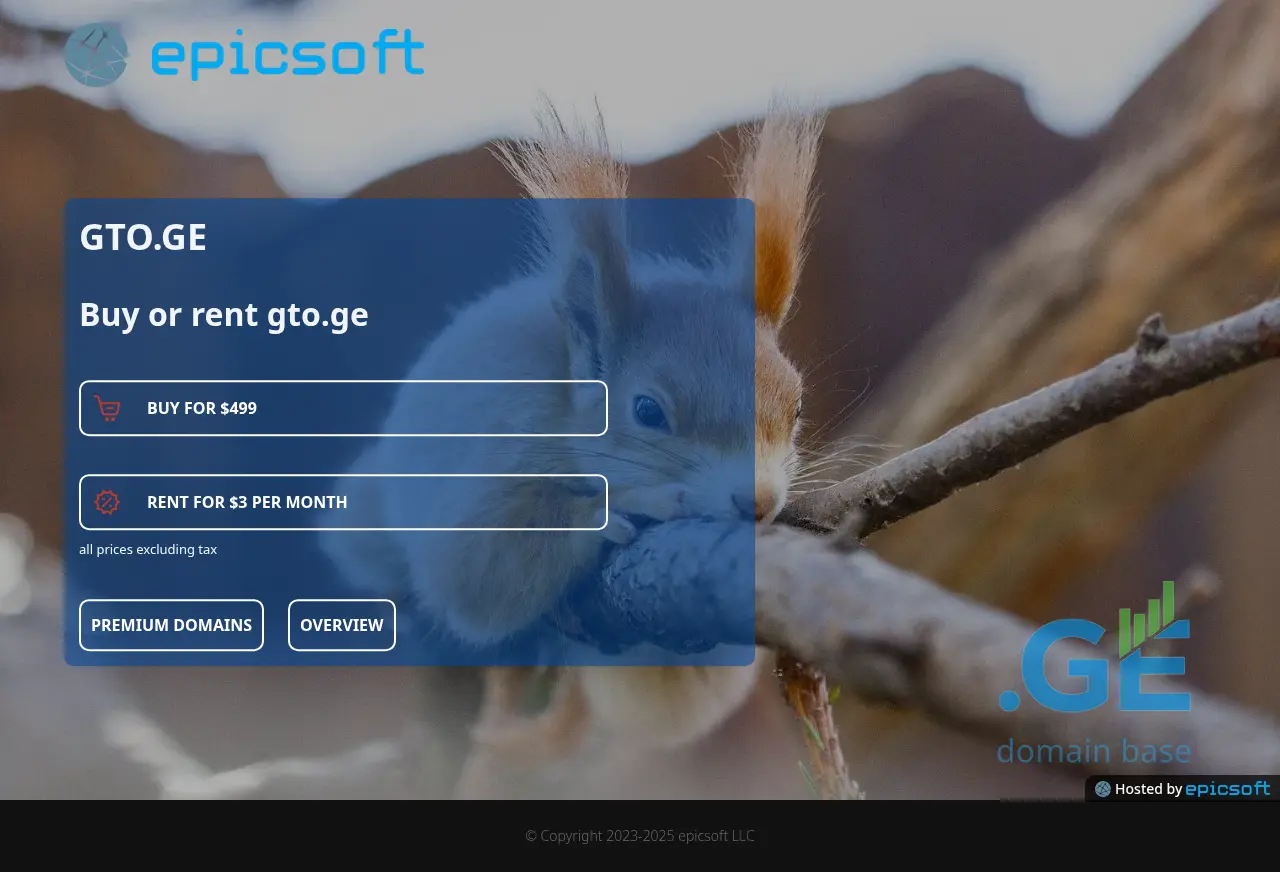 Screenshot of the site gto.ge