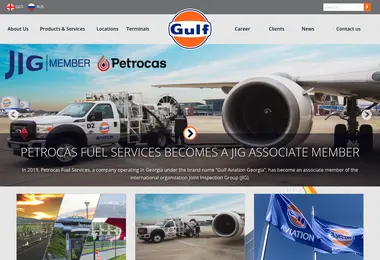 Screenshot of gulfaviation.ge
