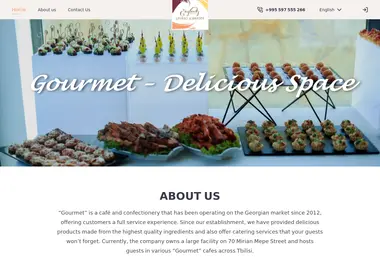 Screenshot of gurme.ge