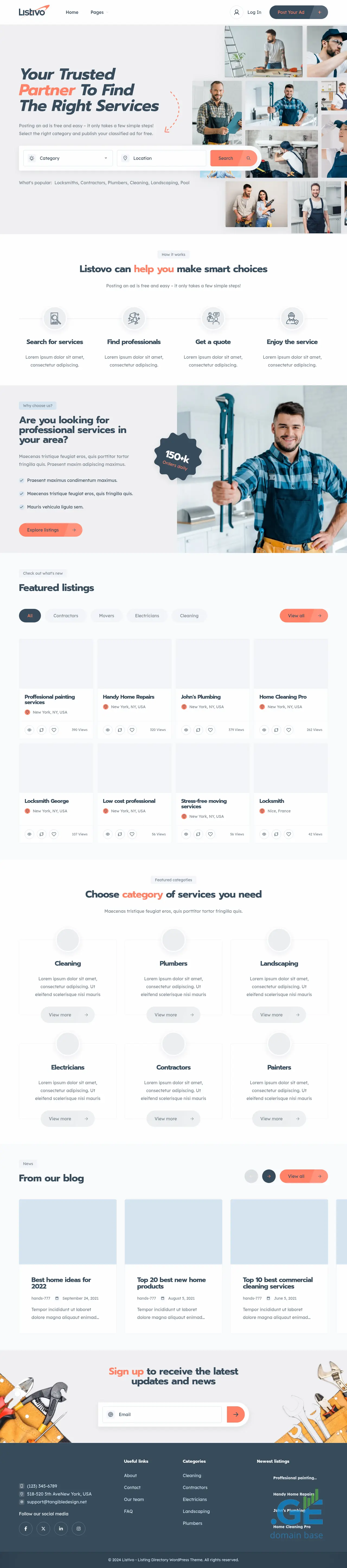 Screenshot of the site hands.ge