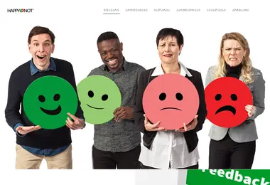 Screenshot of happyornot.ge