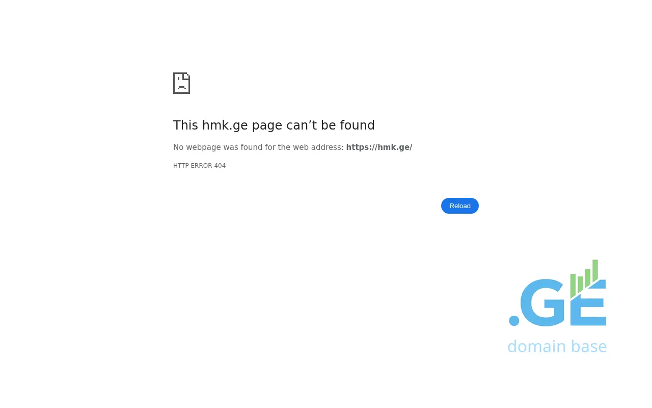 Screenshot of the site hmk.ge