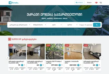 Screenshot of hom.ge