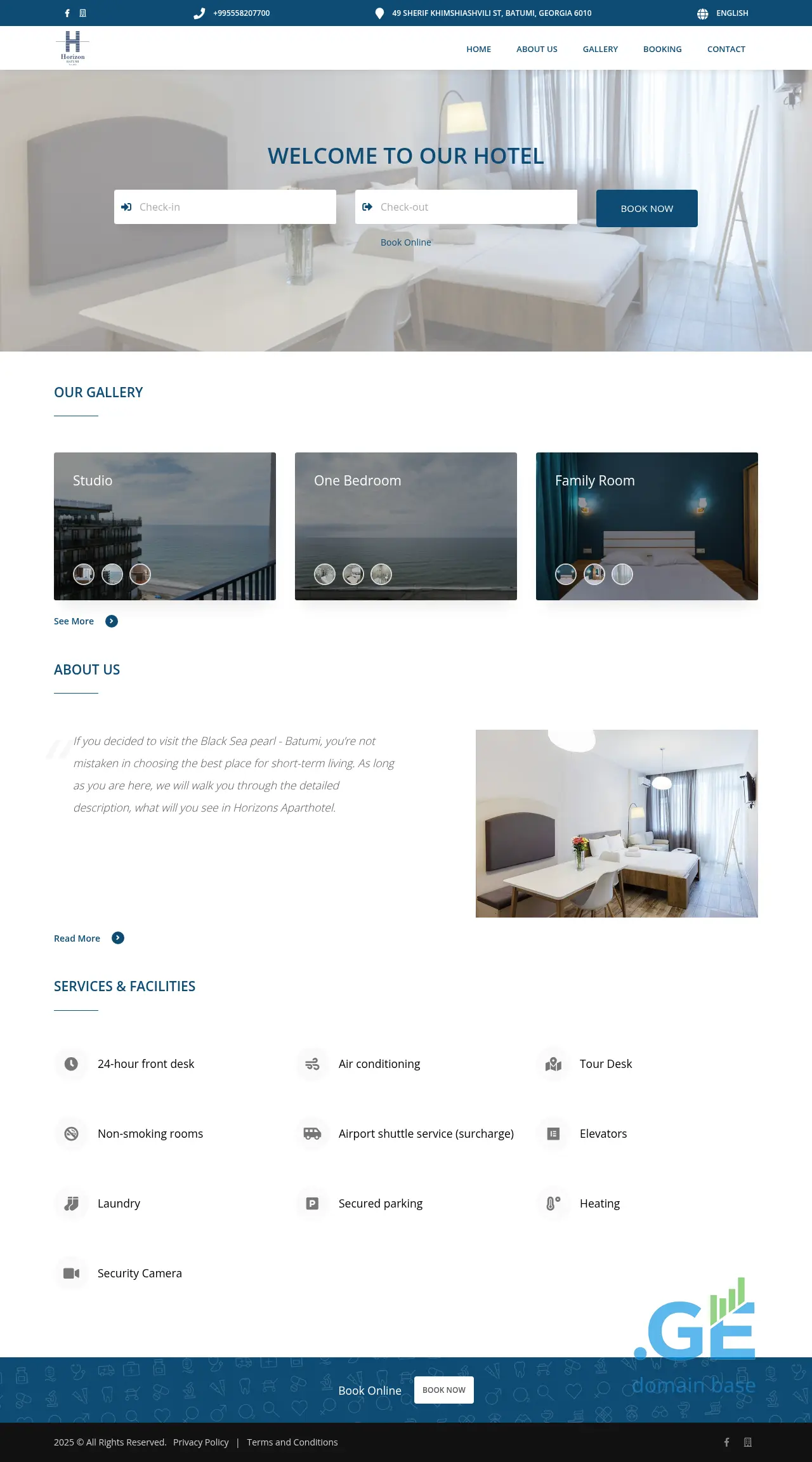 Screenshot of the site hor.ge