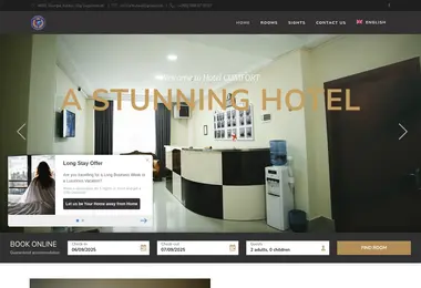 Screenshot of hotelcomfort.ge