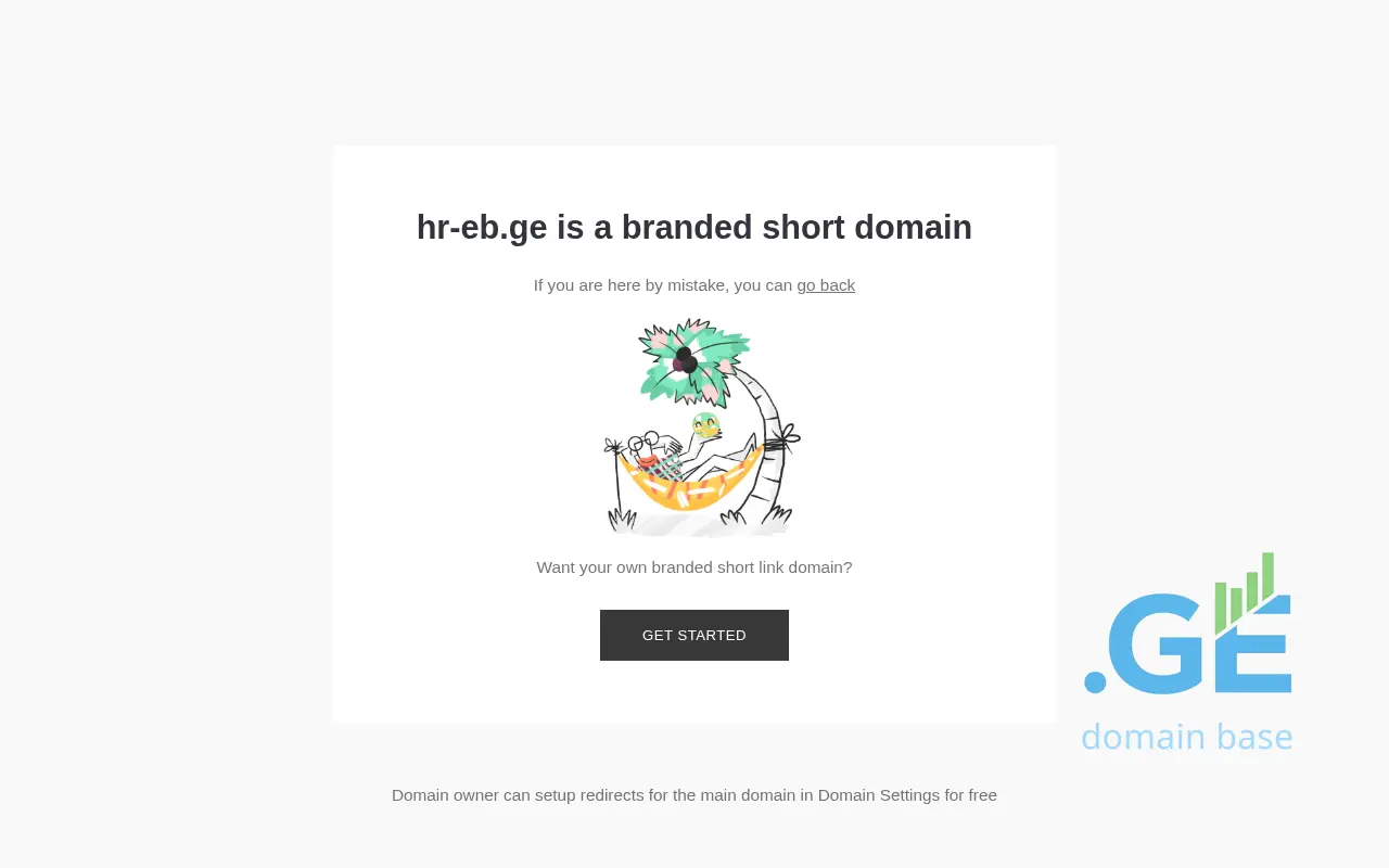 Screenshot of the site hr-eb.ge