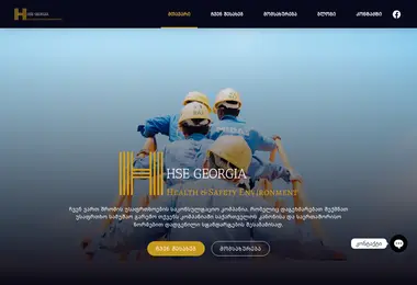 Screenshot of hsegeorgia.ge