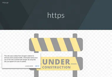 Screenshot of https.ge