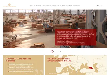 Screenshot of hualingfiz.ge