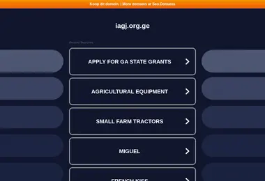 Скриншот iagj.org.ge