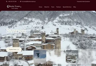 Screenshot of iberiatoursplus.ge