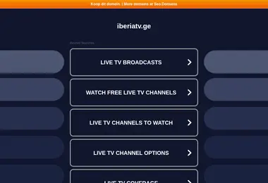 Screenshot of iberiatv.ge
