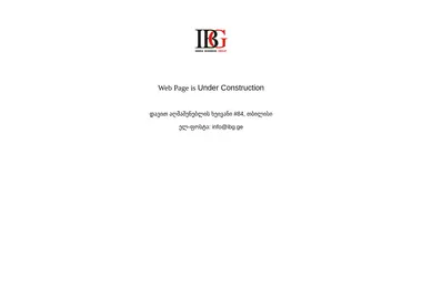 Screenshot of ibg.ge