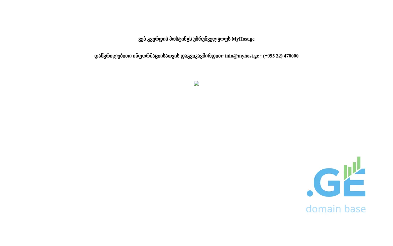 Screenshot of the site iblogistic.ge
