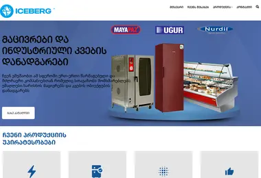 Screenshot of iceberg.com.ge