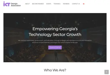 Screenshot of icta.ge