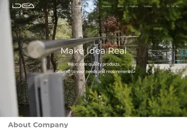 Screenshot of idea.ge