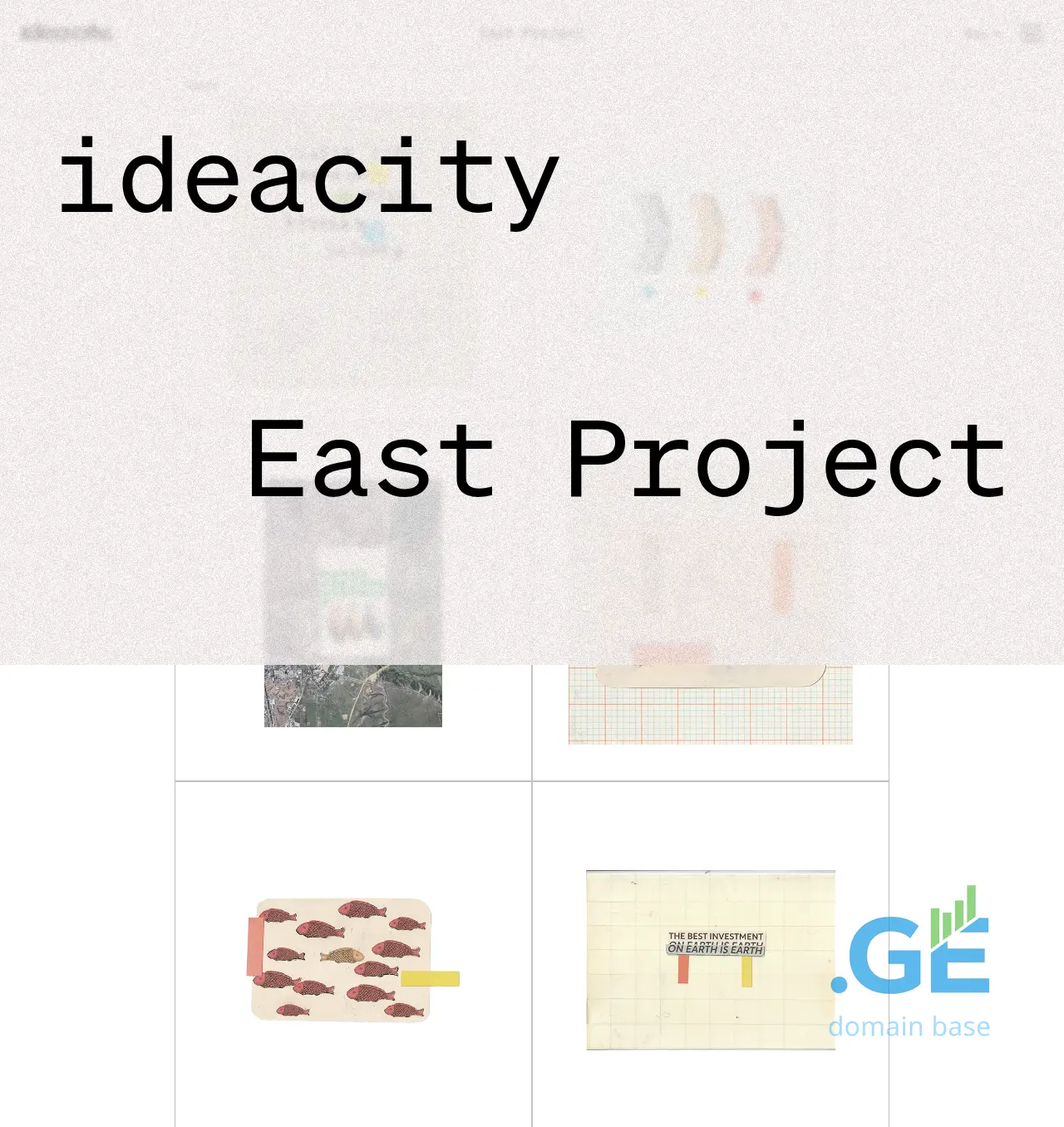 Screenshot of the site ideacity.ge