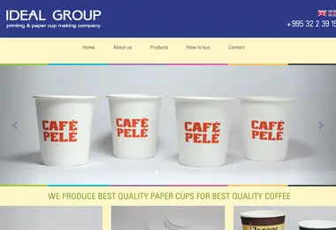 Screenshot of idealgroup.ge