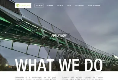 Screenshot of igeneration.ge