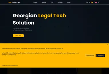 Screenshot of ilaw.ge