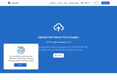 Screenshot of img.ge
