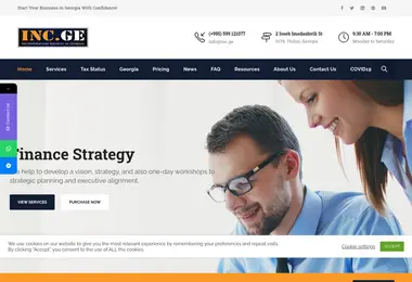 Screenshot of incorporation.ge