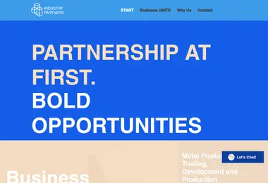 Screenshot of industrypartners.ge