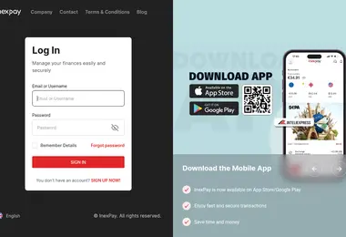 Screenshot of inexpay.ge