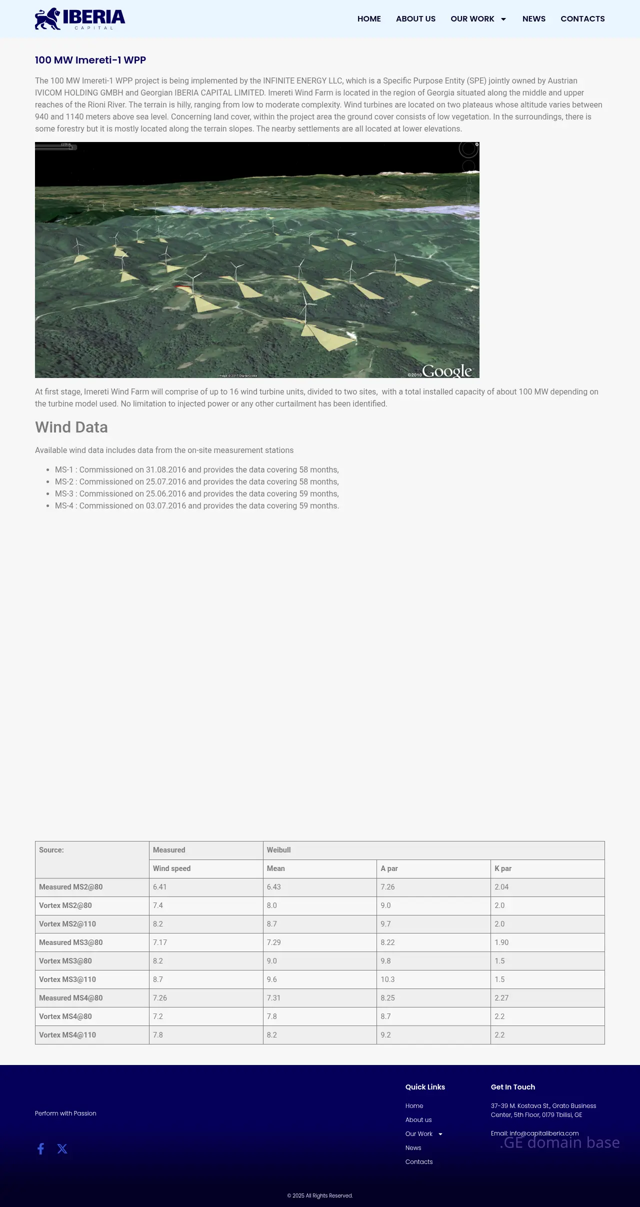 Screenshot of the site infinite.ge