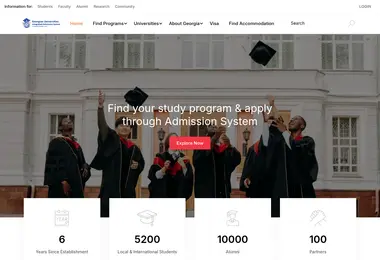 Screenshot of info.edu.ge