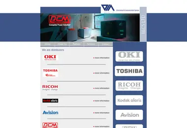 Screenshot of infocommsys.ge
