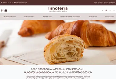 Скриншот innoterra.ge