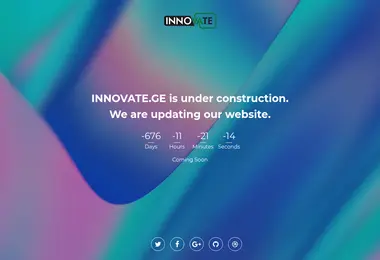 Screenshot of innovate.ge
