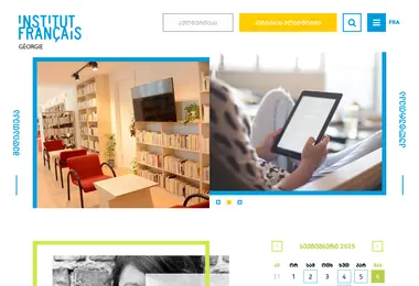 Screenshot of institutfrancais.ge