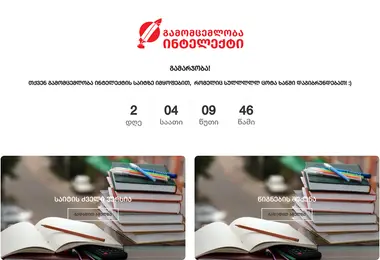 Screenshot of intelekti.ge