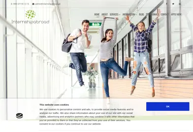 Screenshot of internshipabroad.ge