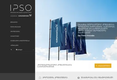 Screenshot of ipso.ge