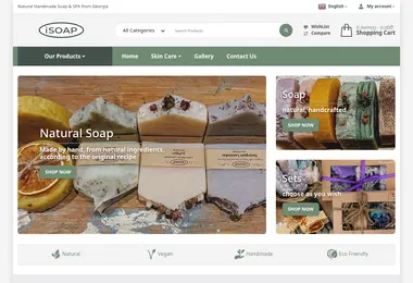 Screenshot of isoap.ge