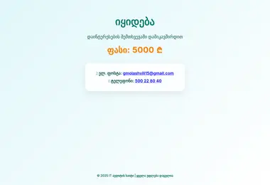 Screenshot of itaudit.ge