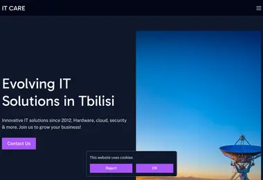 Screenshot of itcare.ge