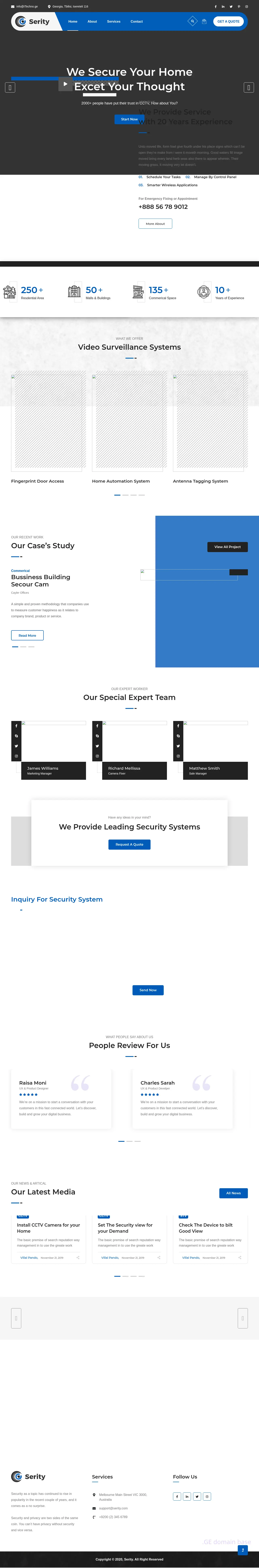 Screenshot of the site itechno.ge